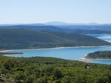 Lac de sainte croix Fransa gorges du verdon içinde