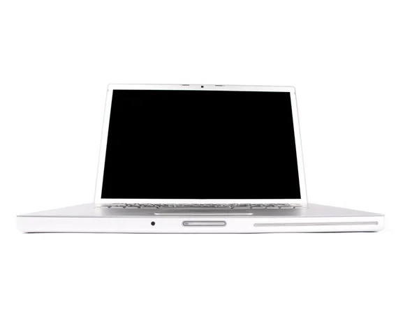 Сучасний знімок ноутбука в студії на білому тлі — стокове фото