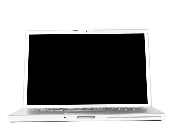 Сучасний знімок ноутбука в студії на білому тлі — стокове фото