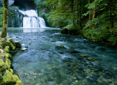 lison'ın kaynak şelale doubs, Fransa