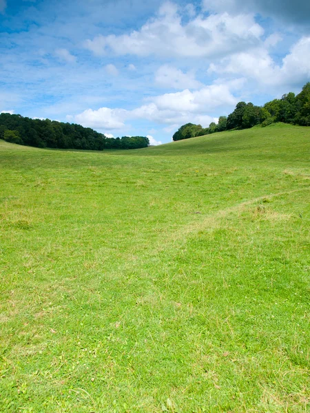 Bela paisagem rural francesa no verão — Fotografia de Stock