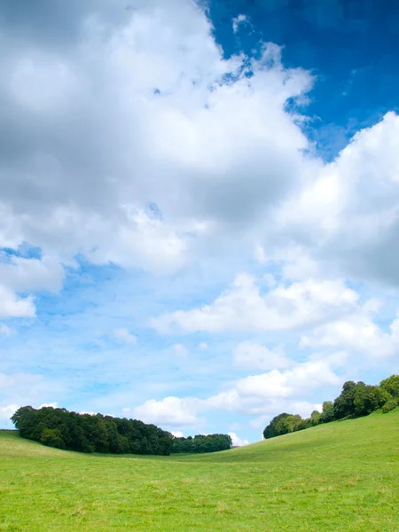 Hermoso paisaje rural francés en el verano Fotos de stock libres de derechos
