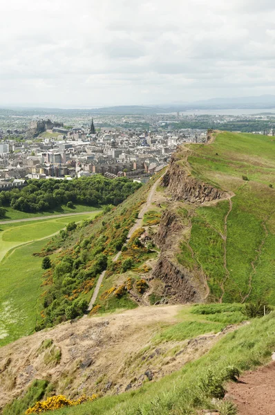 View from Arthur's Seat, Edinburgh — Stock Photo, Image