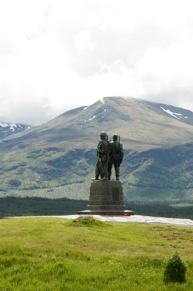Komando Anıtı, Dağlık - İskoçya Stok Fotoğraf
