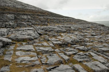 burren peyzaj, co. clare - İrlanda