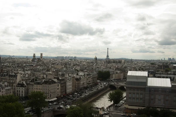 Blick von der Kathedrale Notre- drame, Paris — Stockfoto