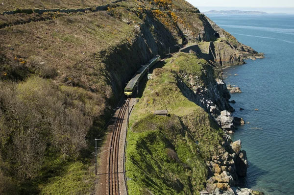 Klippenwanderung zwischen Bray und Greystone, Irland — Stockfoto