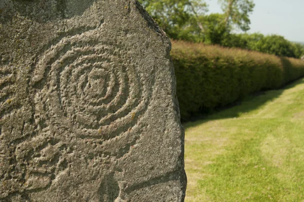 Σύμβολο στο newgrange, Ιρλανδία — Φωτογραφία Αρχείου