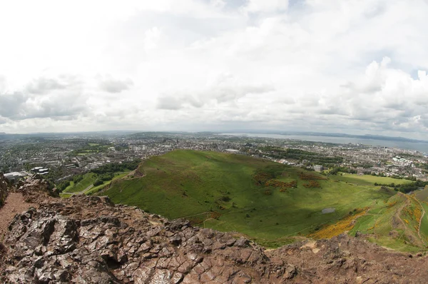 View from Arthur's Seat, Edinburgh — Stock Photo, Image