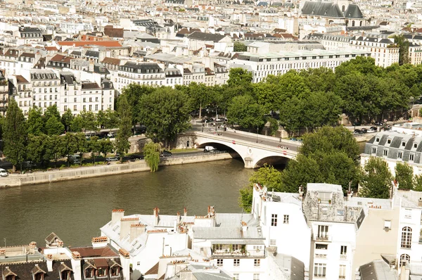 Vue depuis Notre- Cathédrale de la Drame, Paris — Photo