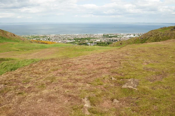 Vedere din scaunul lui Arthur, Edinburgh — Fotografie, imagine de stoc