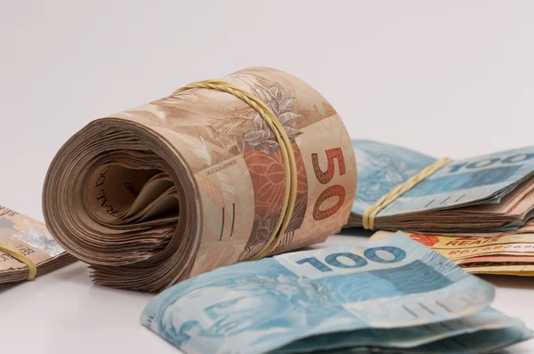 Brezilya para birimi (real) — Stok fotoğraf
