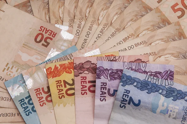 Бразильський валюти (реал ) — стокове фото