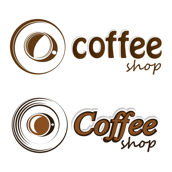 Coffee logo — Stock Vector