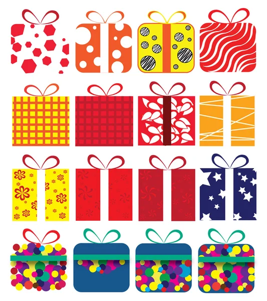 Cajas de regalo — Archivo Imágenes Vectoriales