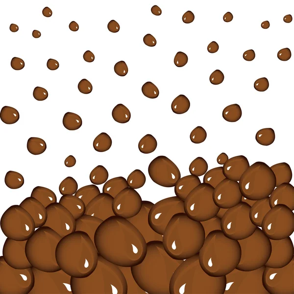 Flocons de chocolat — Image vectorielle