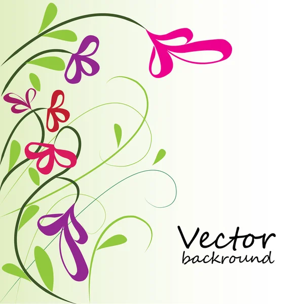 Colorful flowers — Stock Vector