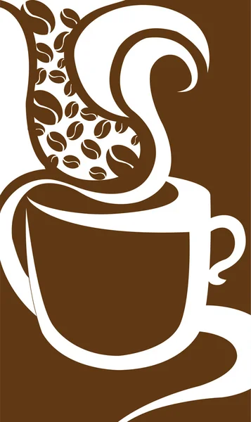 Cafea — Vector de stoc