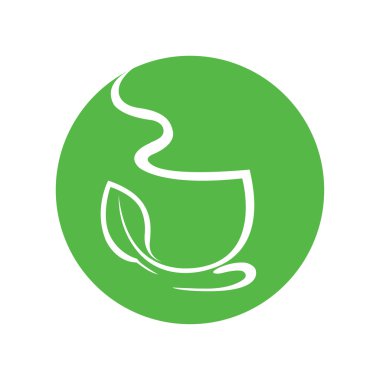 Bir fincan çay stilize