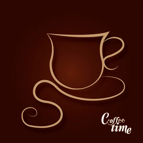 stilize kahve fincanı