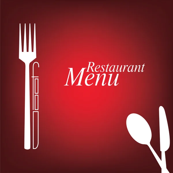 Menú restaurante — Vector de stock
