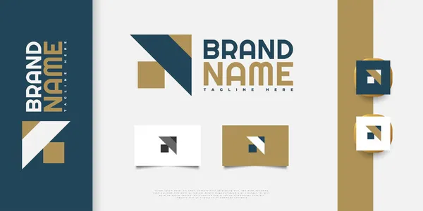 アブストラクトとミニマリストの手紙Nロゴデザイン ビジネスアイデンティティのためのNイニシャルロゴ シンボルまたはアイコン — ストックベクタ