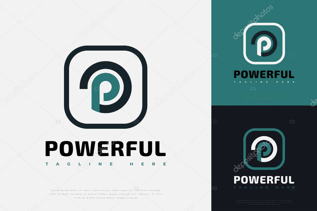 Initial Letter P and O Logo Design with Modern and Abstract Concept. PO or OP Monogram Logo, Icon for Business and Technology