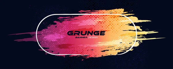 Résumé Fond Texture Grunge Coloré Avec Style Demi Teinte Illustration — Image vectorielle