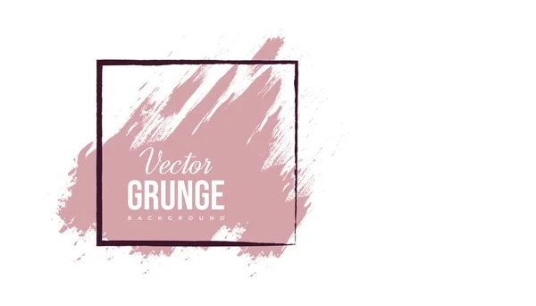 Аннотация Pink White Grunge Background Кисть Знамени Плакат Спортивное Прошлое — стоковый вектор