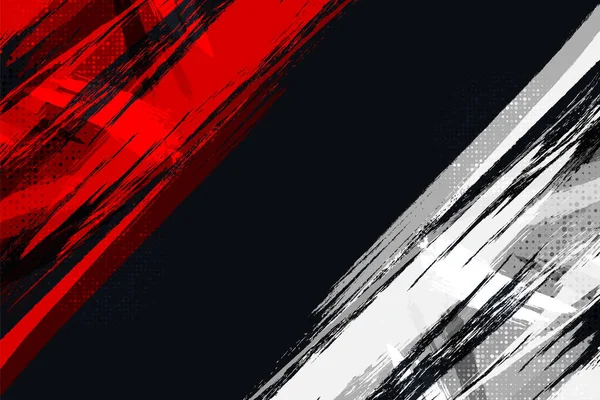 Indonesia Flag with Brush Concept. Happy Indonesian Independence Day. Flag of Indonesia in Grunge Style