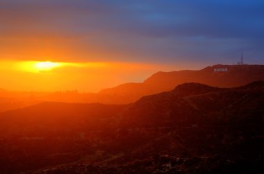 hollywood Hills günbatımı