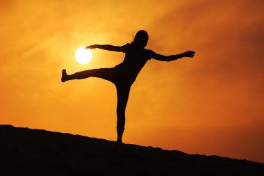 gün batımı siluet