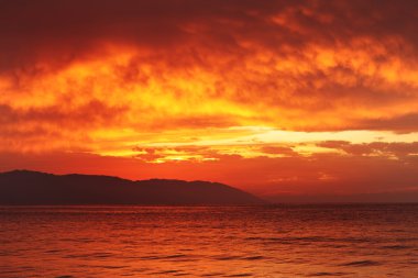 günbatımı okyanus