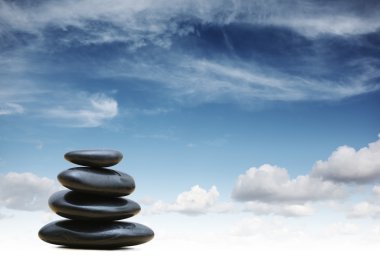 Zen taşlar arka plan