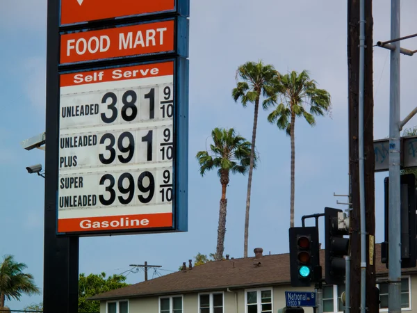 Gaspreise — Stockfoto