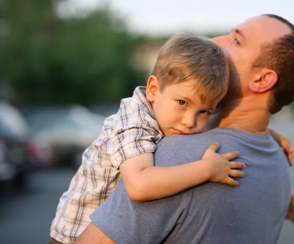 Vater mit Sohn — Stockfoto