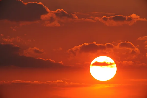 Vackra solnedgången — Stockfoto