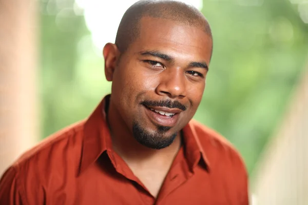 Smiling African American man — Stock Photo, Image