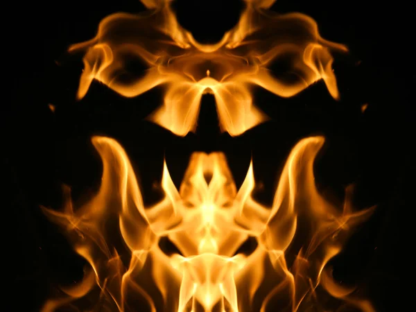 Фоновая текстура огня — стоковое фото