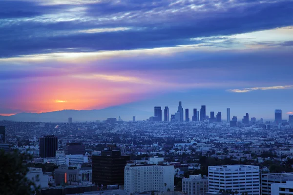 Skyline von Los Angeles — Stockfoto