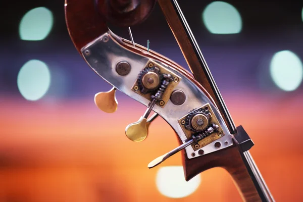 Double bass detail — Stock Photo, Image