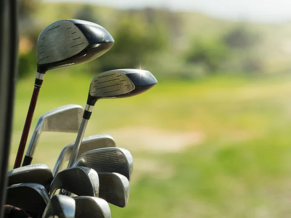 Clubes de golfe motoristas — Fotografia de Stock