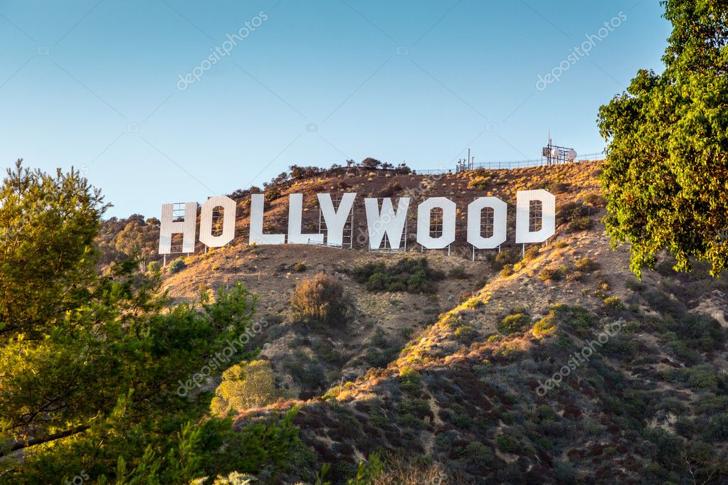 O famoso sinal de Hollywood — Fotografia de Stock Editorial