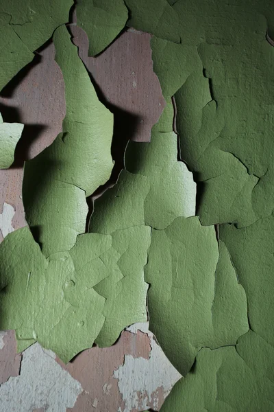Old paint peeling from wall — Stock Photo, Image