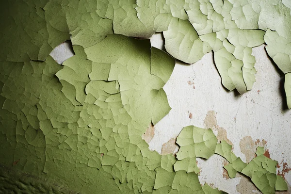 Old paint peeling from wall — Stock Photo, Image