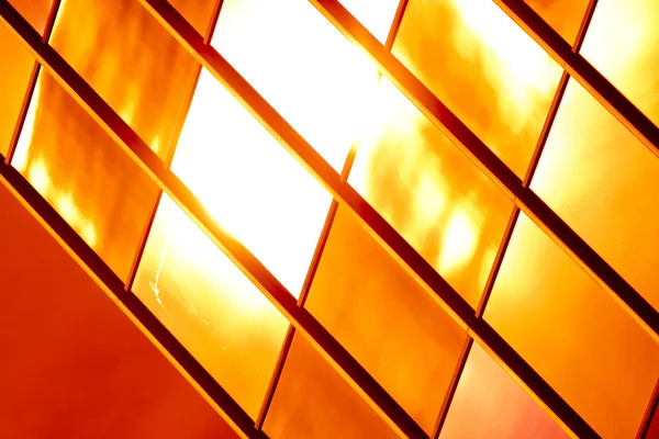 Golden glass pattern — Stock Photo, Image