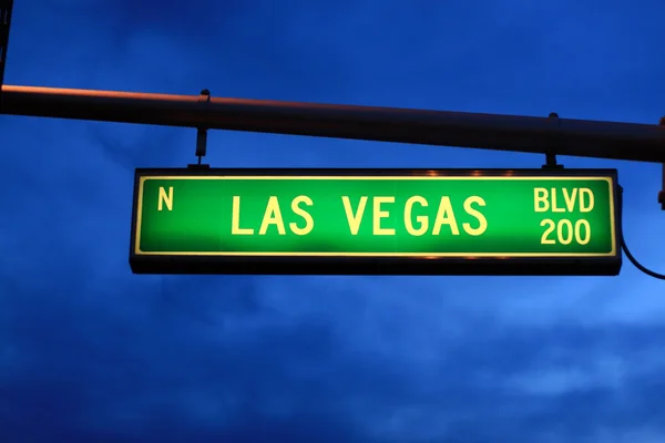 Las Vegas Blvd. sinal — Fotografia de Stock