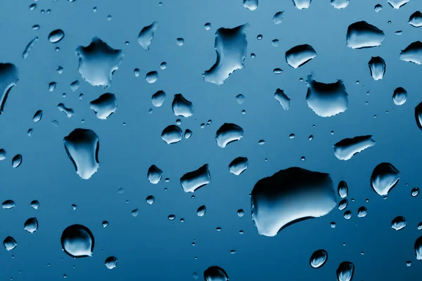 Water drops on glass. — Stock Photo, Image