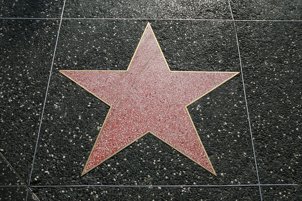 Empty star on the Hollywood Walk Of Fame