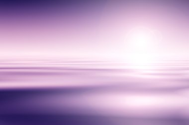 Purple Water And Sky Background